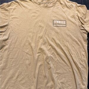 O'Neill Tan Mustard Yellow Men's Shirt size XL